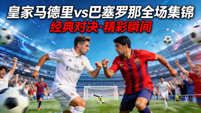 皇家马德里对阵巴塞罗那全场集锦视频封面